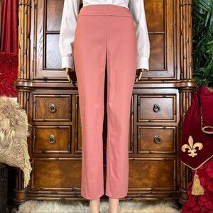 Marla Wynne Canyon Rose Stretch Twill Flatterfit Pant with Slit